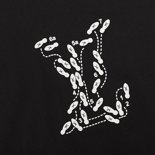 Louis Vuitton Staff Exclusive Puff Print Short-Sleeve T-Shirt