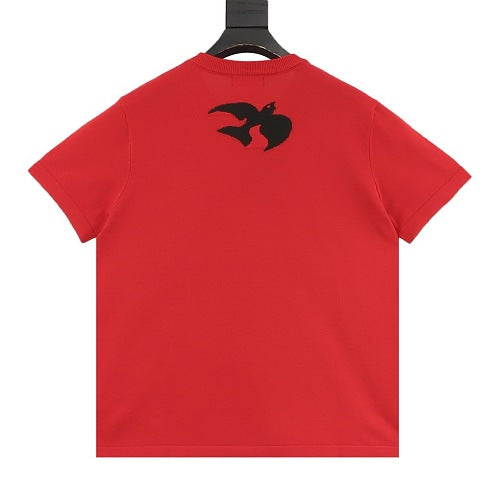 Louis Vuitton Letter Ghost Jacquard Knit T-Shirt