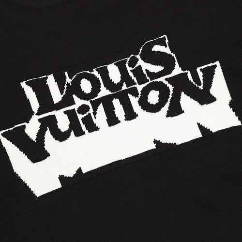 Louis Vuitton Letter Ghost Jacquard Knit T-Shirt