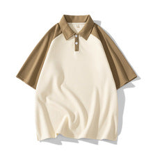 Colour-Block Raglan Polo